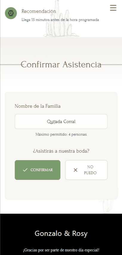 Proceso de confirmación 1